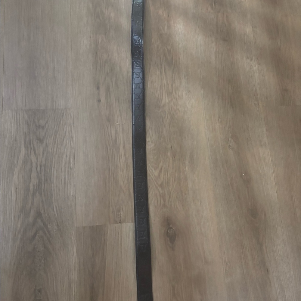 Gucci Black Leather Belt